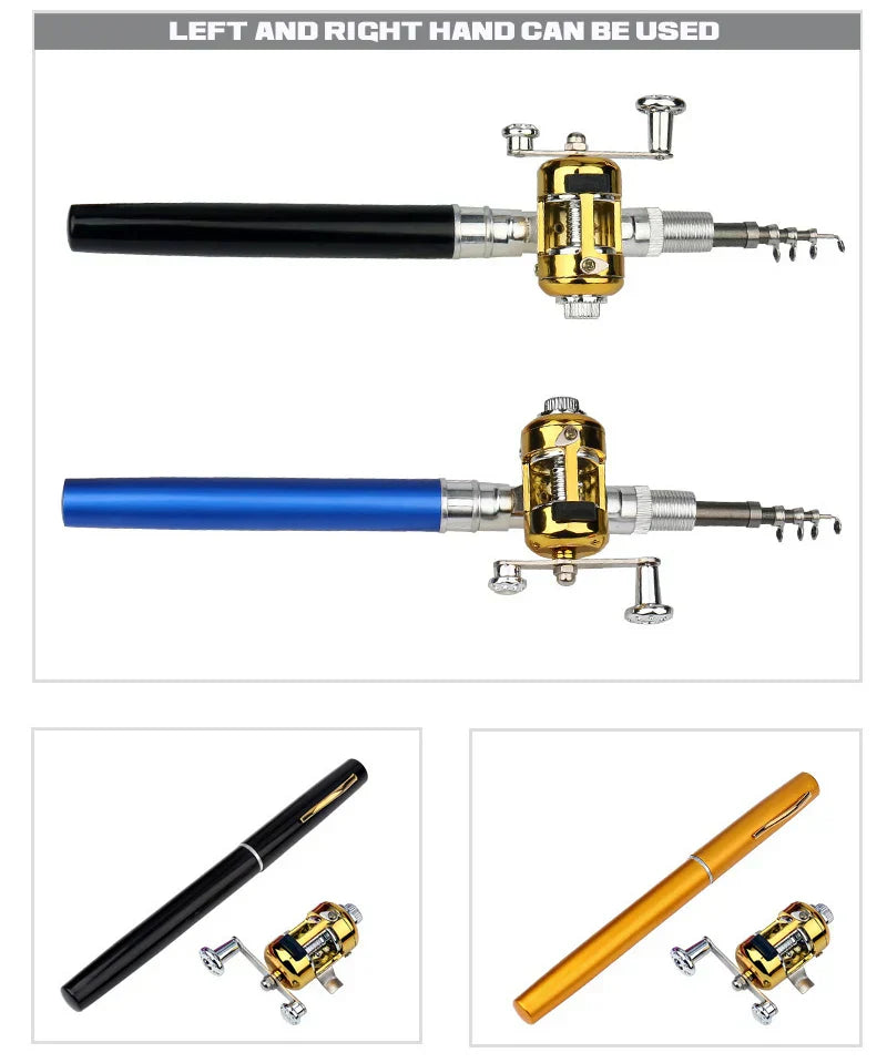 Pocket-Size Telescopic Fishing Rod – Portable & Lightweight