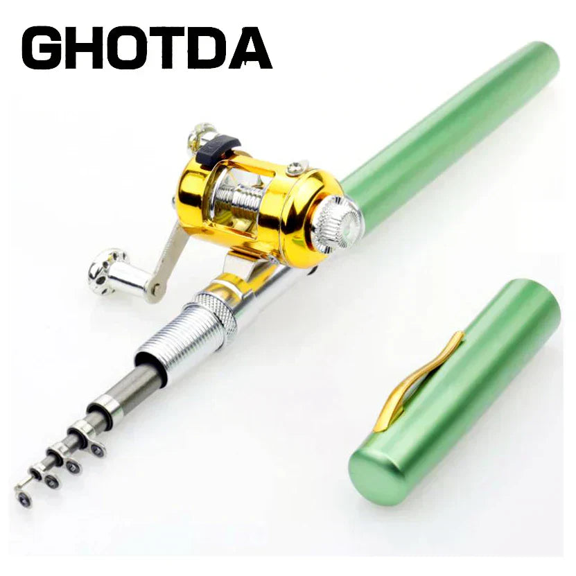 Pocket-Size Telescopic Fishing Rod – Portable & Lightweight