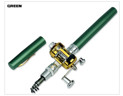 Pocket-Size Telescopic Fishing Rod – Portable & Lightweight