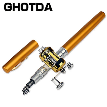 Pocket-Size Telescopic Fishing Rod – Portable & Lightweight