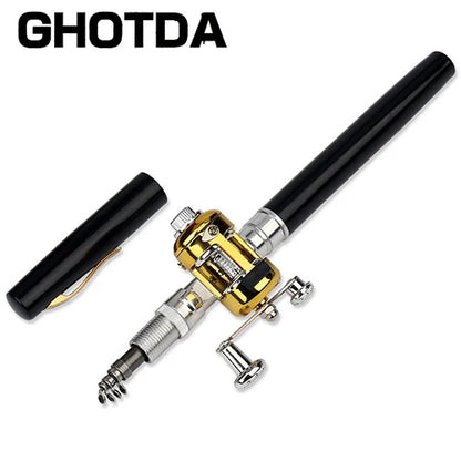 Pocket-Size Telescopic Fishing Rod – Portable & Lightweight