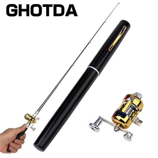 Pocket-Size Telescopic Fishing Rod – Portable & Lightweight