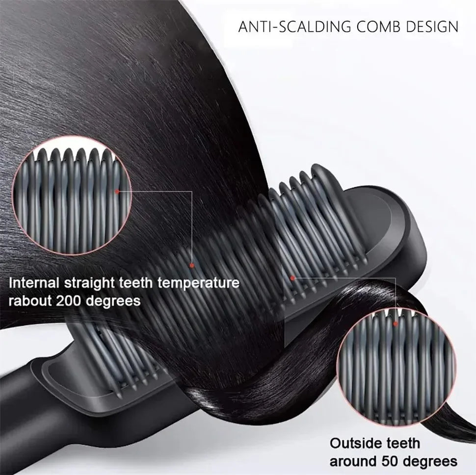 3-in-1 Pro Heated Hot Comb – Quick & Efficient Styling