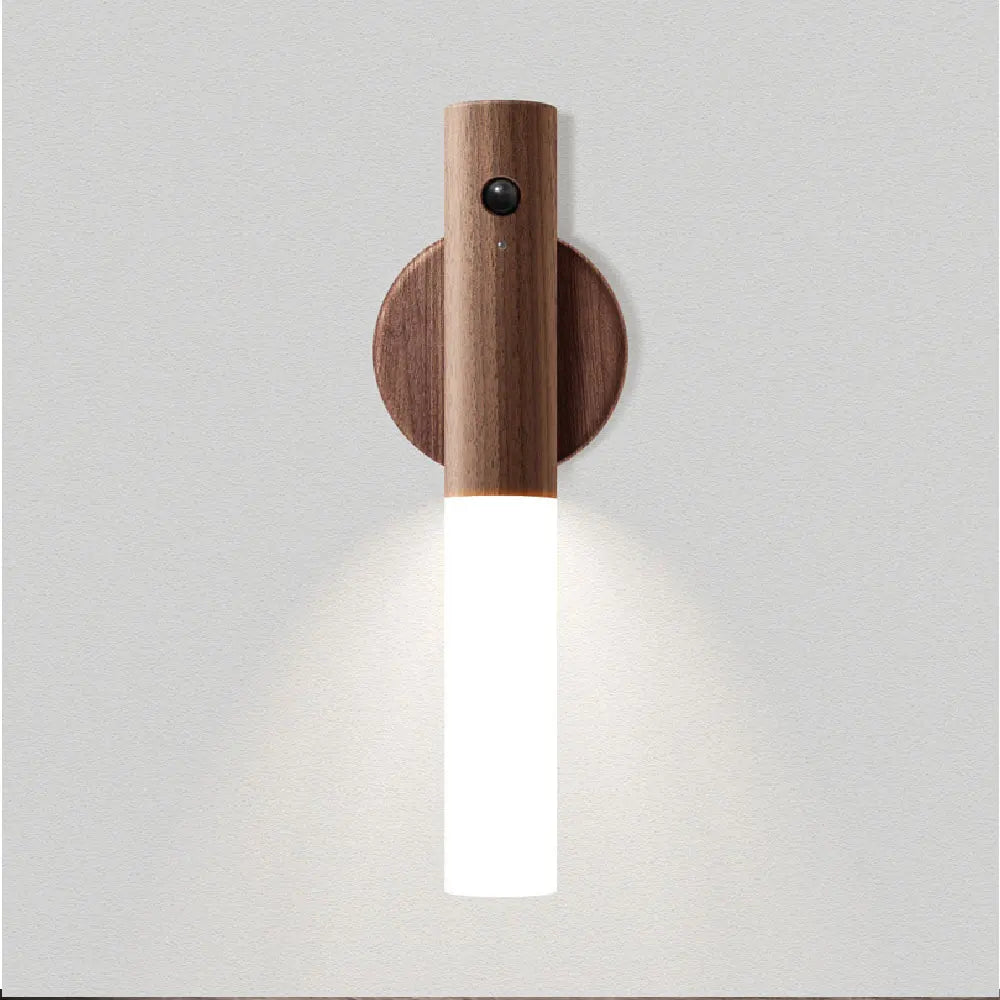 Minimalist LED Wooden Night Light – USB Powered