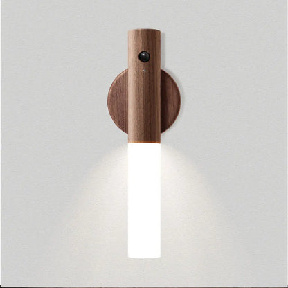 Minimalist LED Wooden Night Light – USB Powered