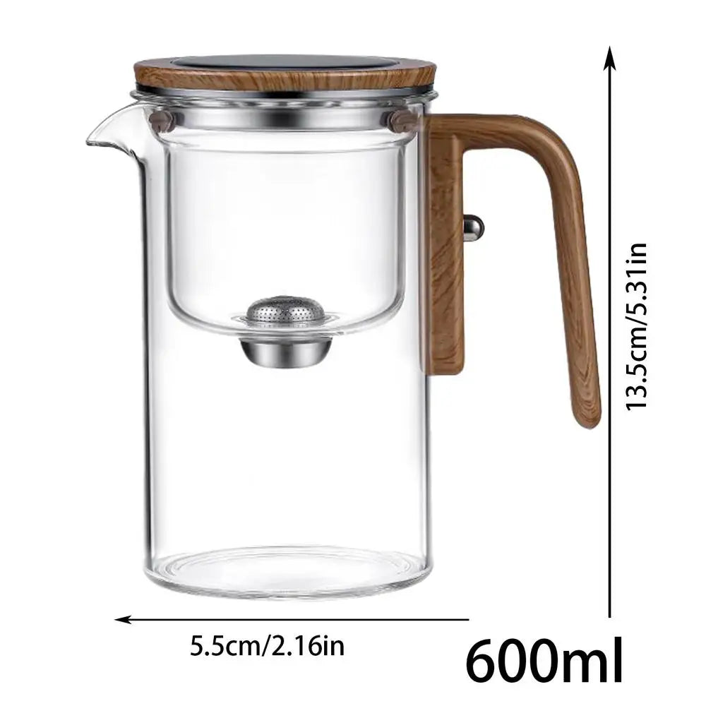 Elegant Heat-Resistant Glass Teapot with Infuser