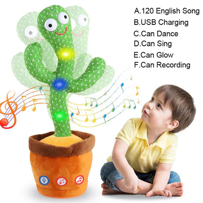 Animated Dancing & Talking Cactus – Fun Interactive Plush