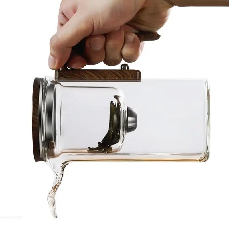 Elegant Heat-Resistant Glass Teapot with Infuser