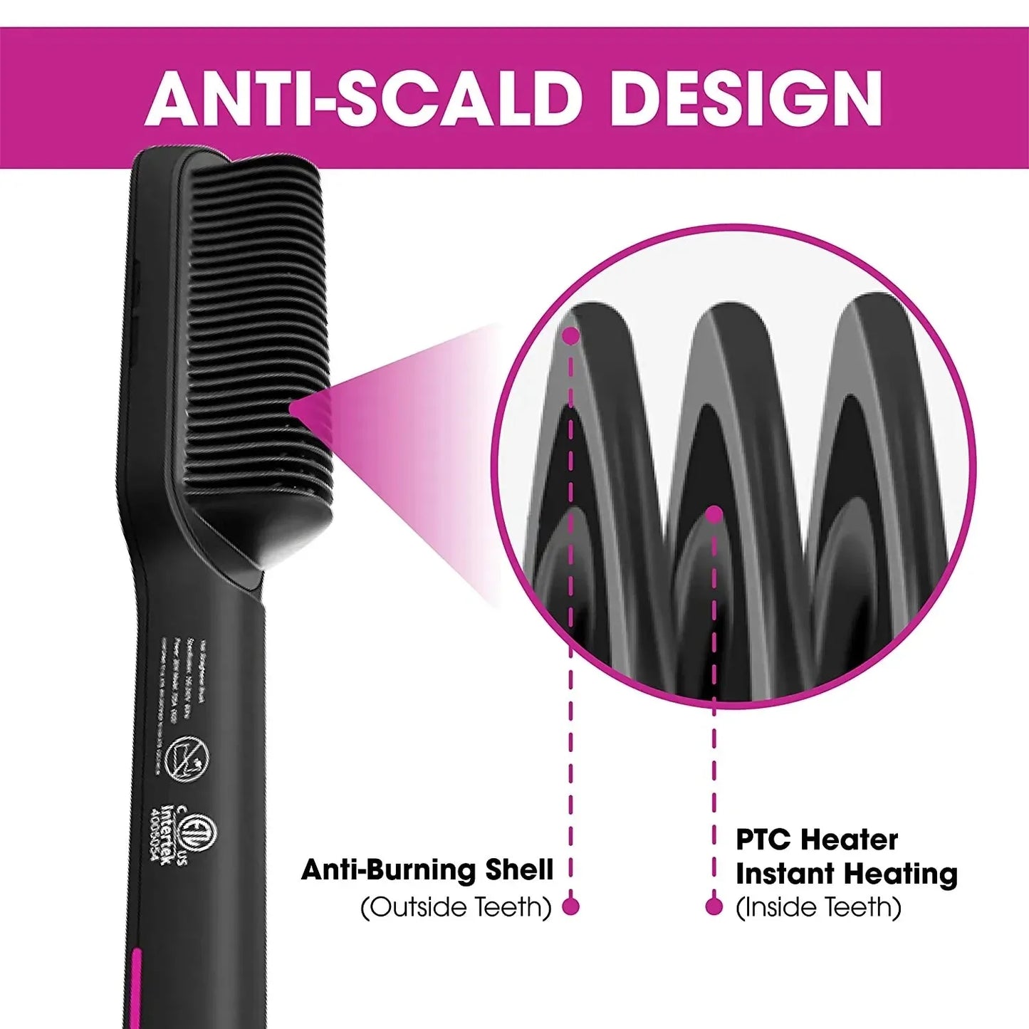 3-in-1 Pro Heated Hot Comb – Quick & Efficient Styling