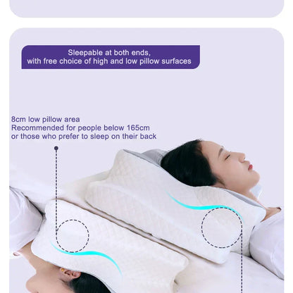 Orthopedic Memory Foam Pillow – Butterfly Shape for Neck Support