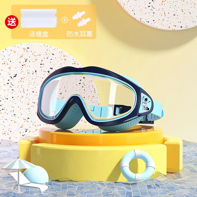 Kids’ Anti-Fog Swimming Goggles – UV Protection