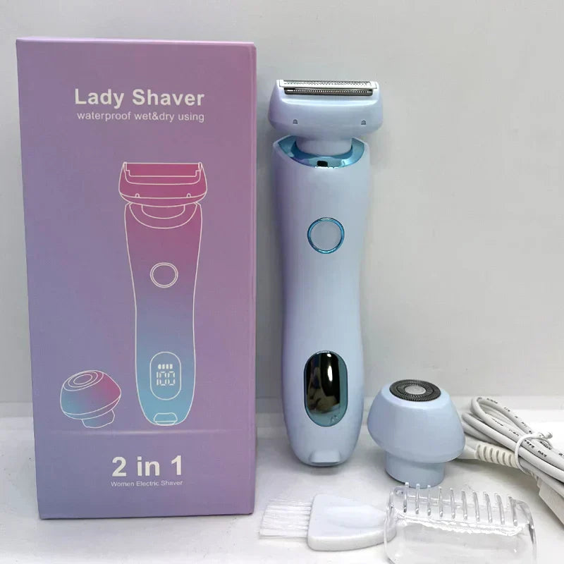 SmoothGlide Women’s Electric Razor – Painless & Rechargeable