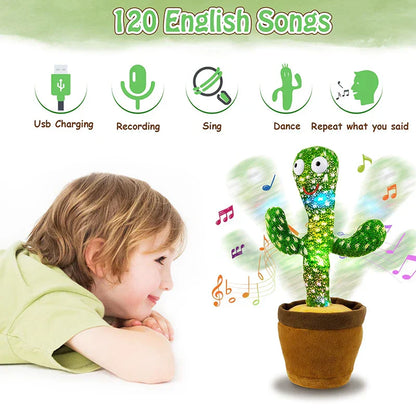 Animated Dancing & Talking Cactus – Fun Interactive Plush